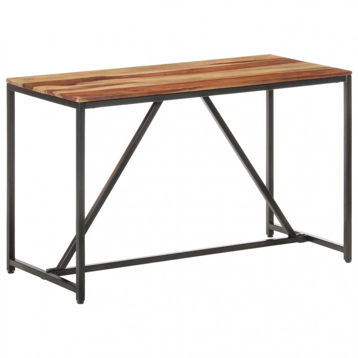 Chunhelife - Table de salle à manger 120x60x76 cm Bois solide - Tables à manger