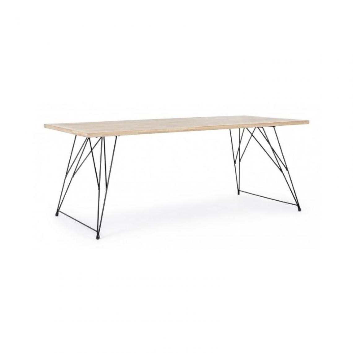 Webmarketpoint - Table design industriel en bois DISTRICT 200x90x h76 cm - Tables à manger