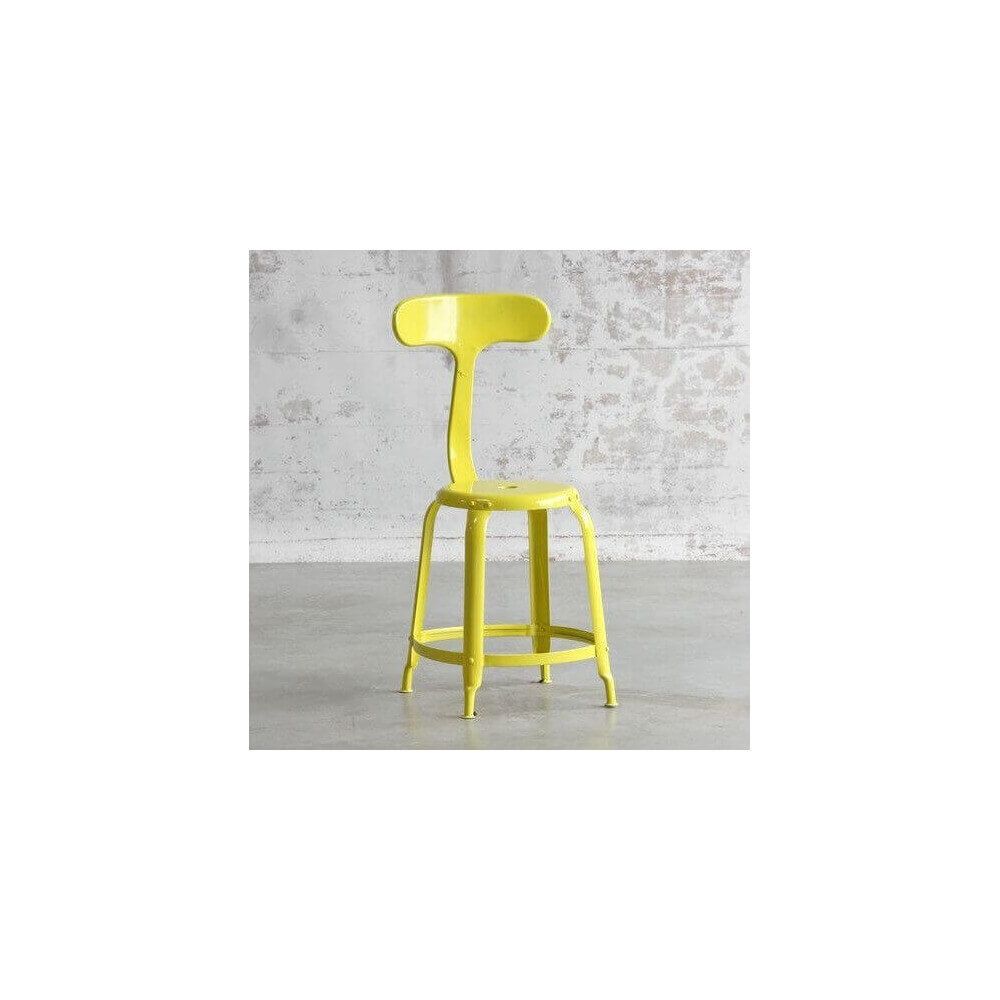 Mathi Design - BALEINE - Chaise d'atelier acier - Chaises