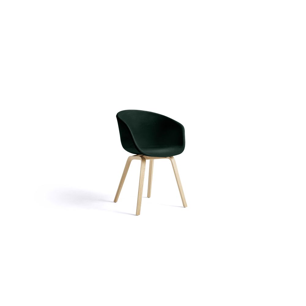 Hay - About a Chair AAC 23 - HAYKvadratLolaDarkGreen - teinté de noir - Chaises