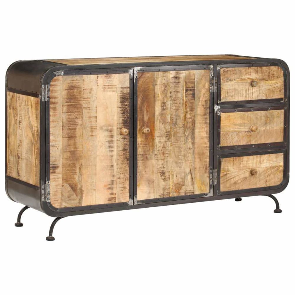 Helloshop26 - Buffet bahut armoire console meuble de rangement 140 cm bois de manguier massif 4402134 - Consoles