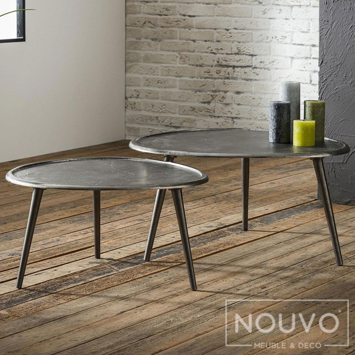 Nouvomeuble - Table basse ronde NONA - Tables basses