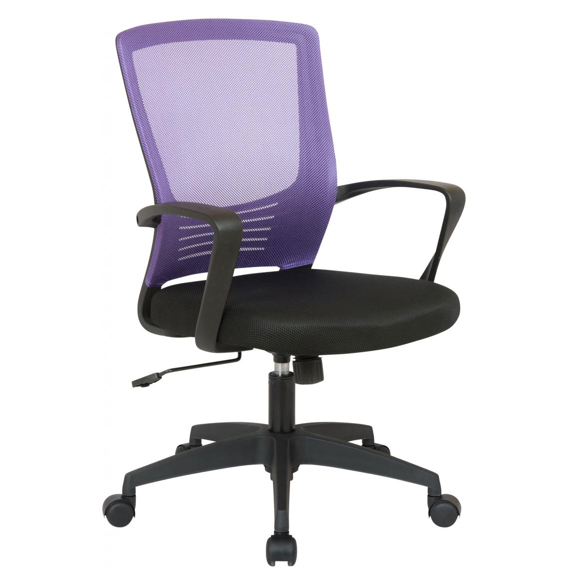 Icaverne - sublime Chaise de bureau Dodoma couleur noir / violet - Chaises