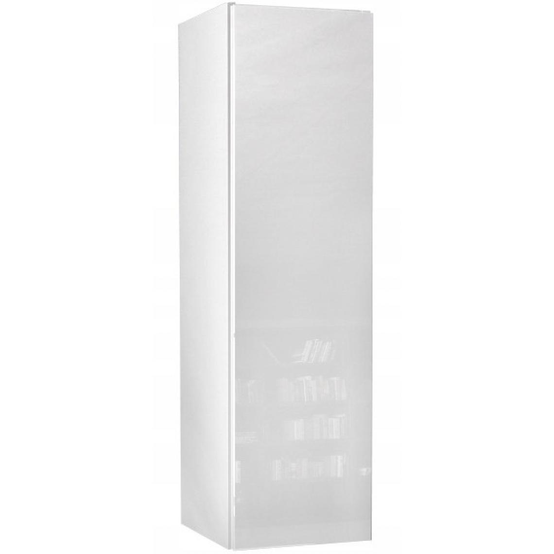 Mpc - colonne suspendue blanche 105 cm - Meubles TV, Hi-Fi