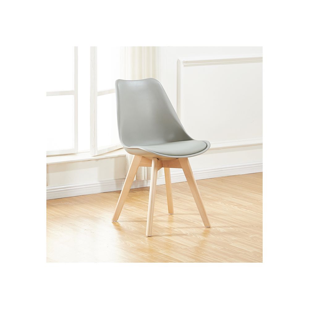 Designetsamaison - Chaise scandinave grises - Bjorn - Chaises