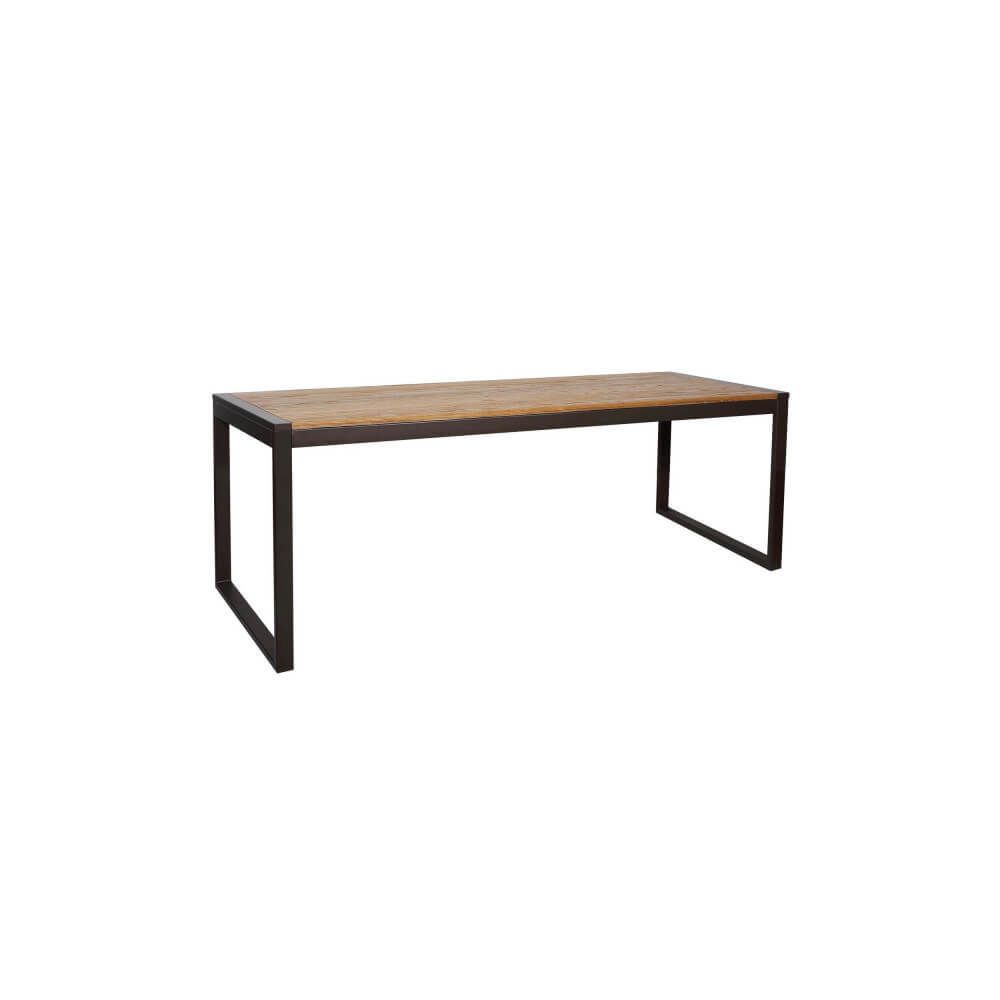 Mathi Design - NEVADA - Table repas 180 cm bois massif clair - Tables à manger