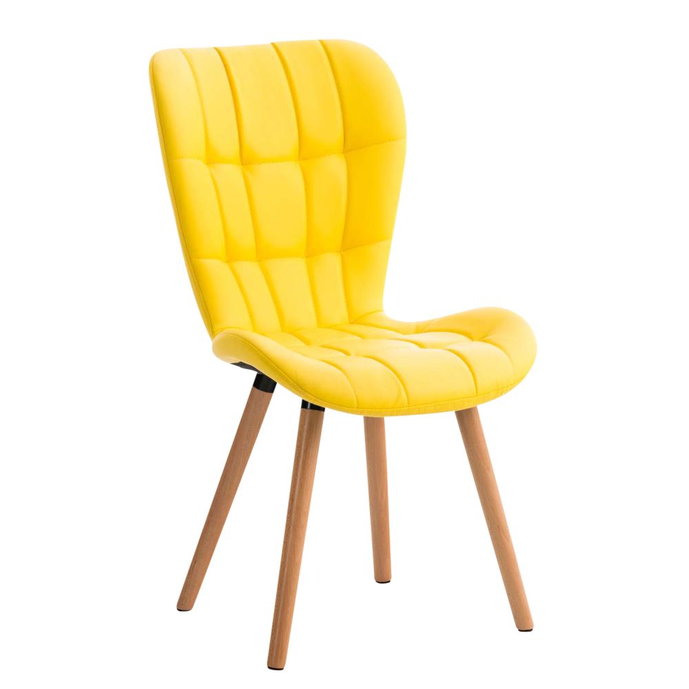 marque generique - Moderne Chaise de salle à manger, de cuisine, de salon Oslo PU naturel - Chaises