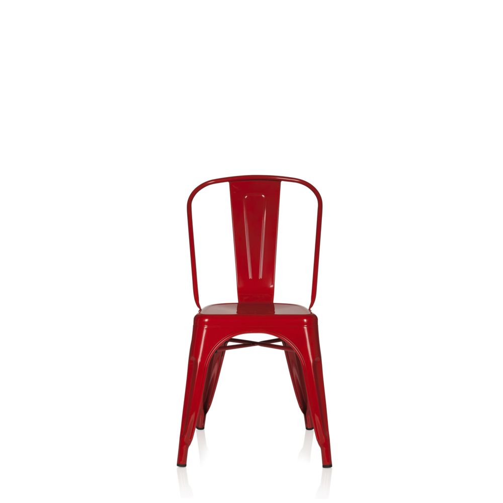 Hjh Office - Chaise VANTAGGIO COMFORT métallique rouge hjh OFFICE - Chaises