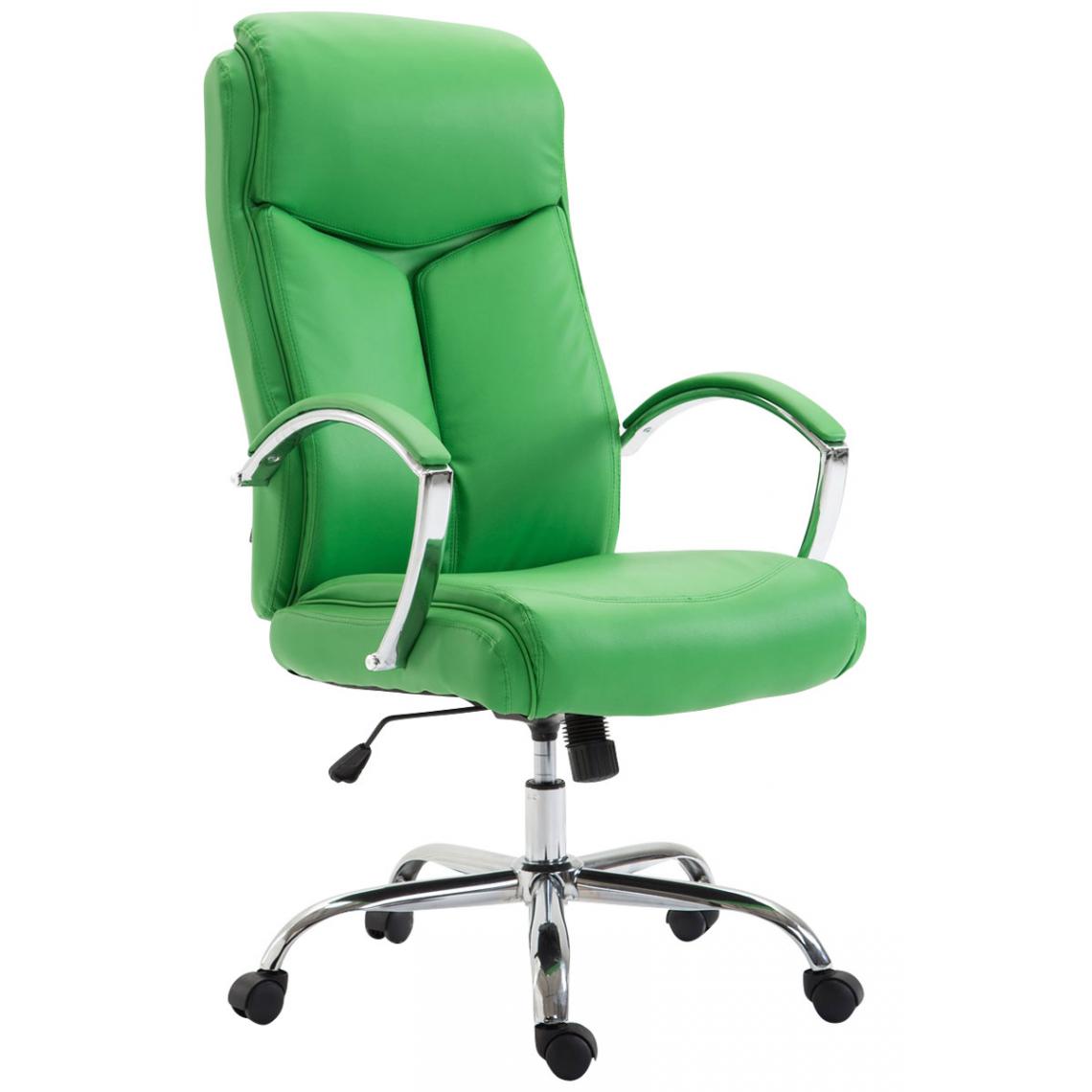 Icaverne - Distingué Chaise de bureau ligne Castries en simili cuir couleur vert - Chaises