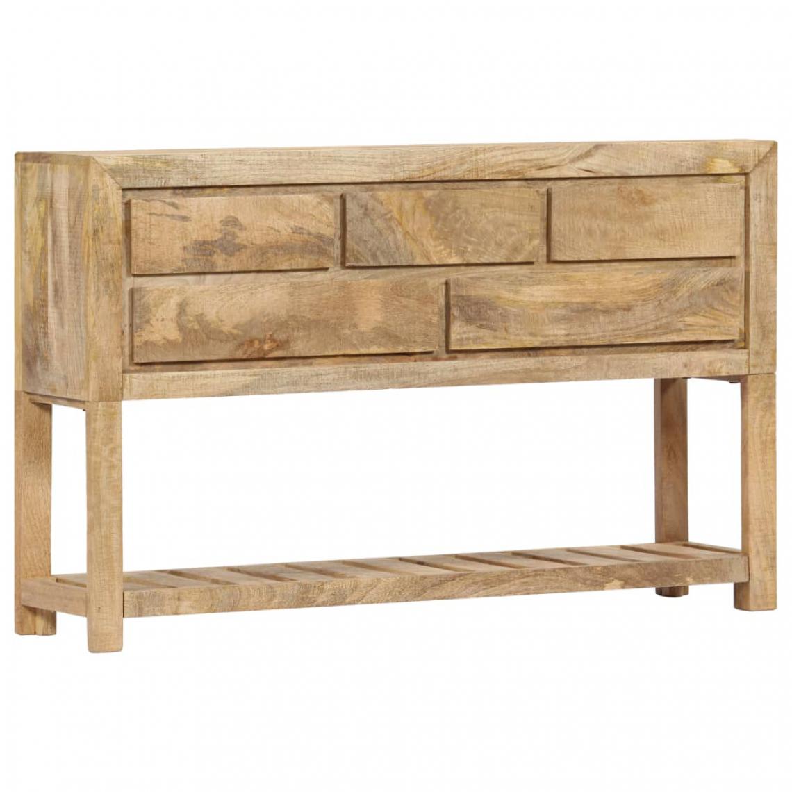 Helloshop26 - Buffet bahut armoire console meuble de rangement 120 cm bois de manguier massif 4402254 - Consoles