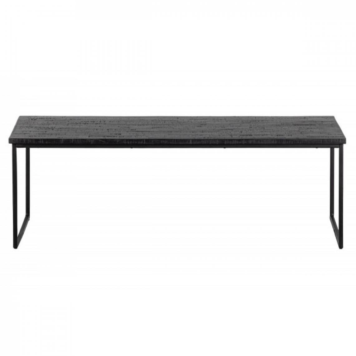 Bepurehome - SHARING - Table basse en bois noir L120 - Tables basses