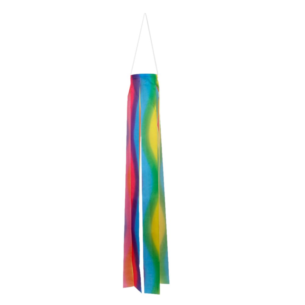 marque generique - 150cm Arc En Ciel Windsock Carp Flag Koi Nobori Wind Streamer Hanging Kite Decor - Objets déco