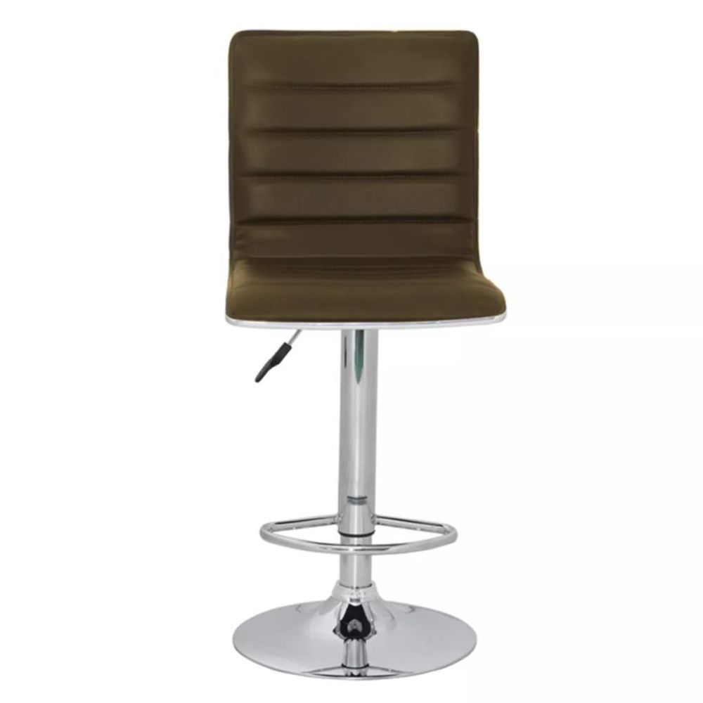 marque generique - Icaverne - Tabourets et chaises de bar collection Tabourets de bar 2 pcs Marron 41x47,5x95-116 cm - Chaises