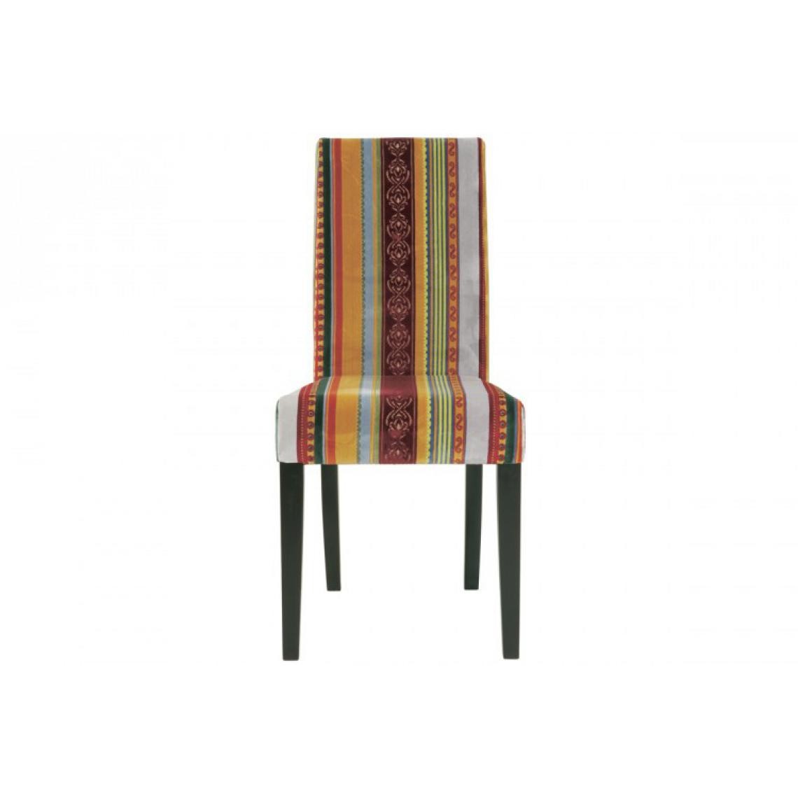 Kare Design - La Déco Design Innovante - Chaise multicolore en tissu Inspiration - Chaises