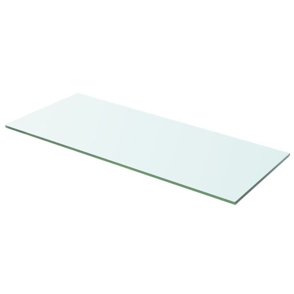 Helloshop26 - Panneau pour étagère verre transparent 60 x 20 cm 2702189/2 - Etagères