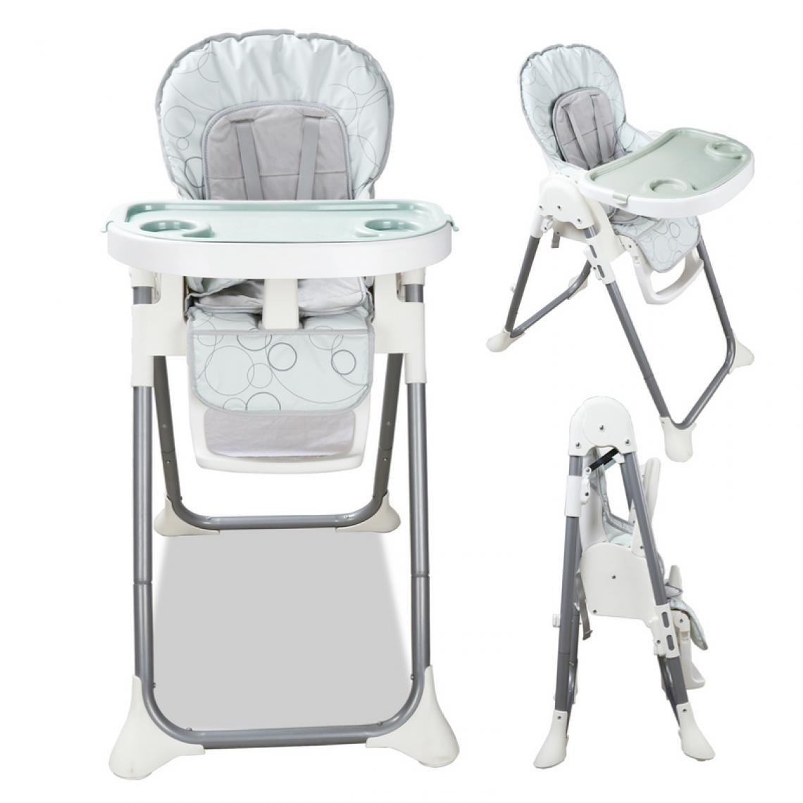 Einfeben - chaise haute chaise bébé chaise réglable pliante salle à manger groupe de sièges pour enfants chaise haute - Chaises