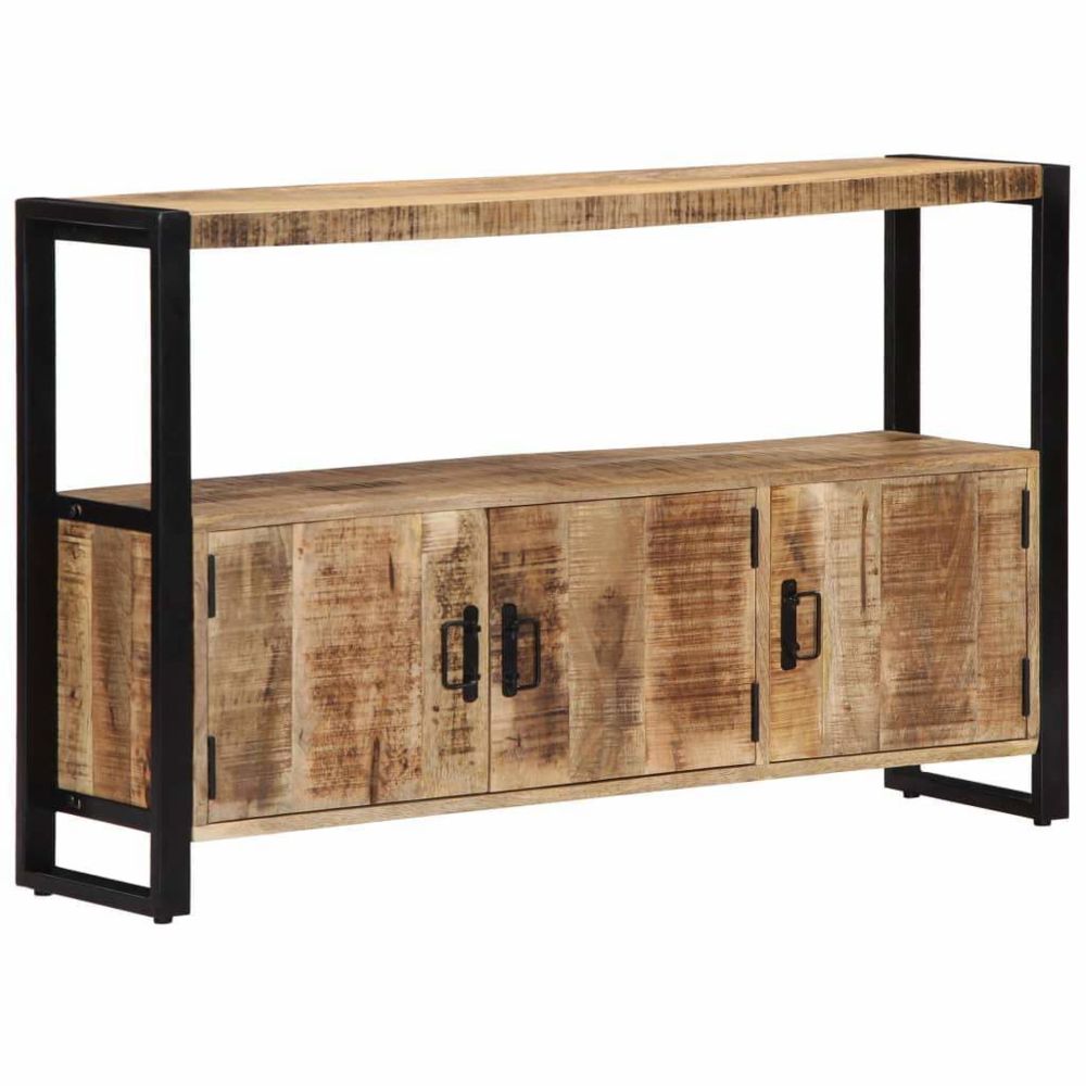 Helloshop26 - Buffet bahut armoire console meuble de rangement latérale 120 cm bois de manguier solide 4402226 - Consoles