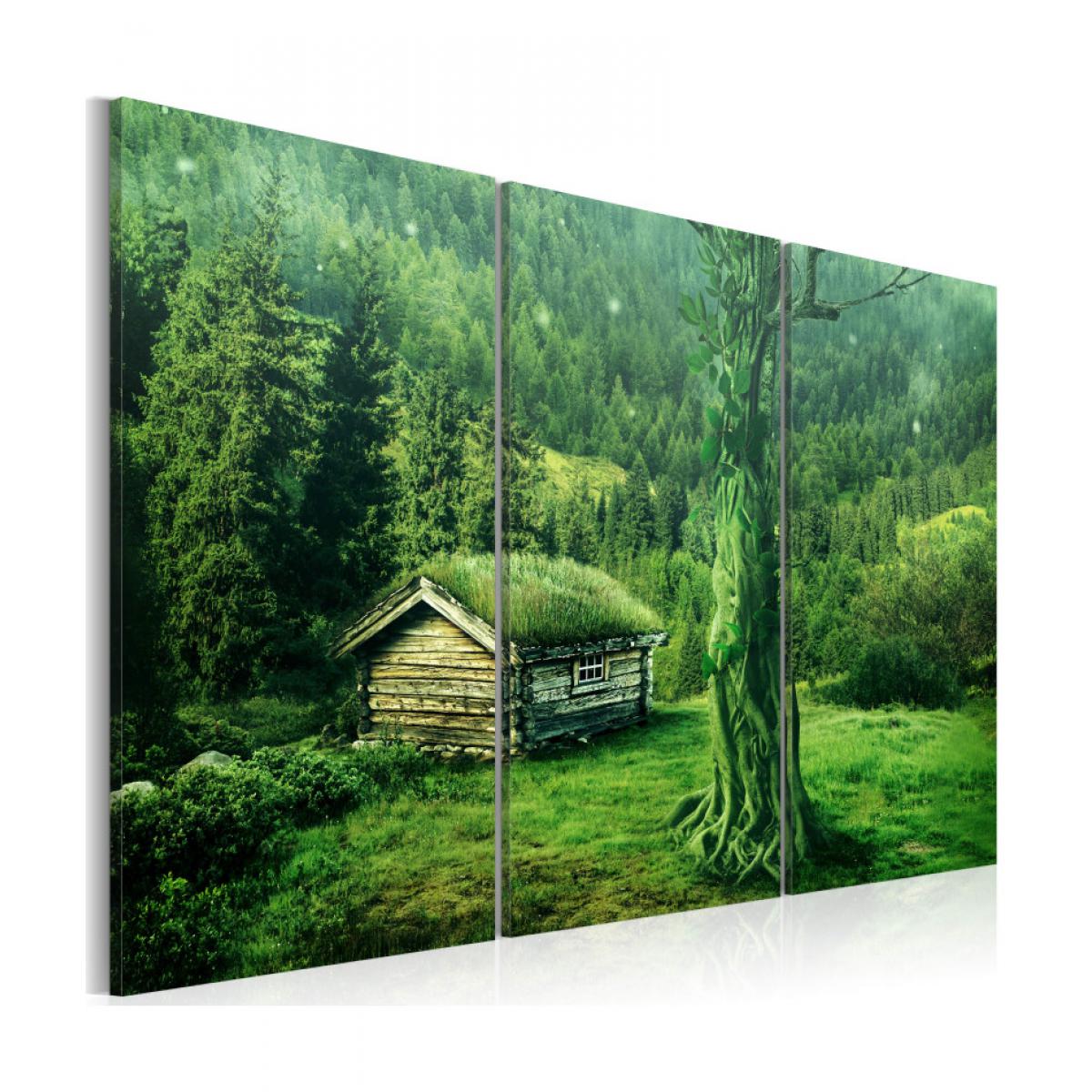 Artgeist - Tableau - écosystème forestier 90x60 - Tableaux, peintures