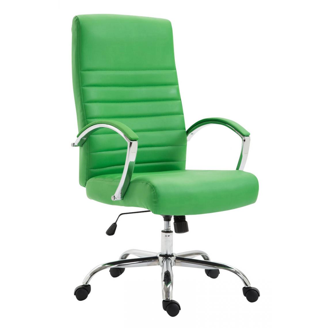 Icaverne - sublime Chaise de bureau categorie Dakar simili cuir couleur vert - Chaises