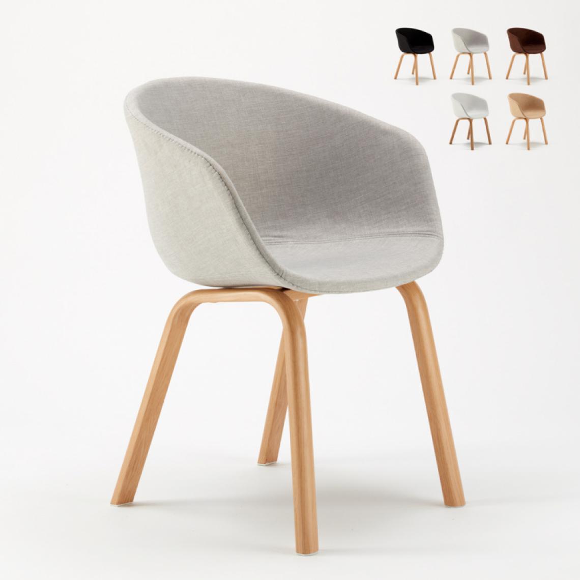 Ahd Amazing Home Design - Chaise bureau Design Scandinave Komoda, Couleur: Gris - Chaises