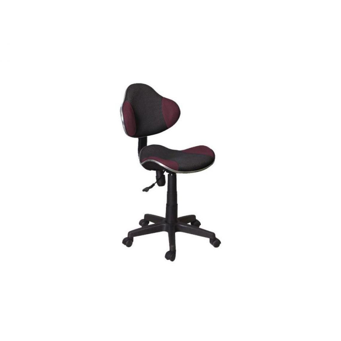 Hucoco - ABBEY | Chaise pivotante pour enfants | Hauteur réglable 80-92 cm | Tissu haute qualité | Chaise de bureau à roulettes - Violet - Chaises