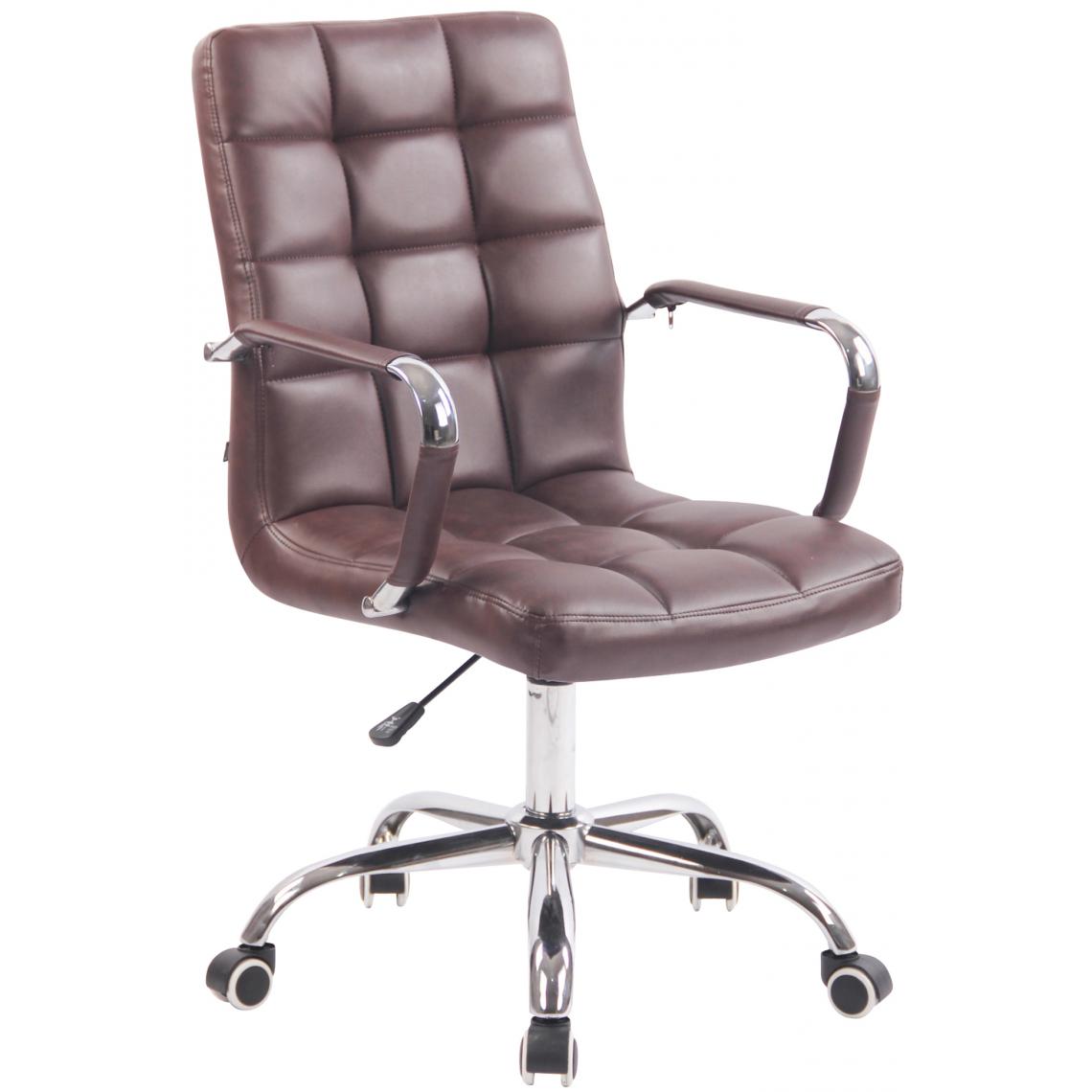 Icaverne - Superbe Chaise de bureau serie Helsinki couleur Bourgogne - Chaises