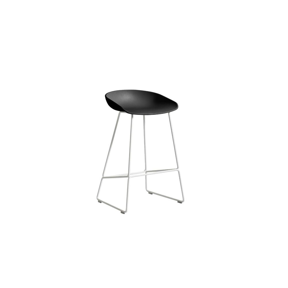 Hay - About a Stool AAS38 - 76 cm - blanc - noir - Tabourets