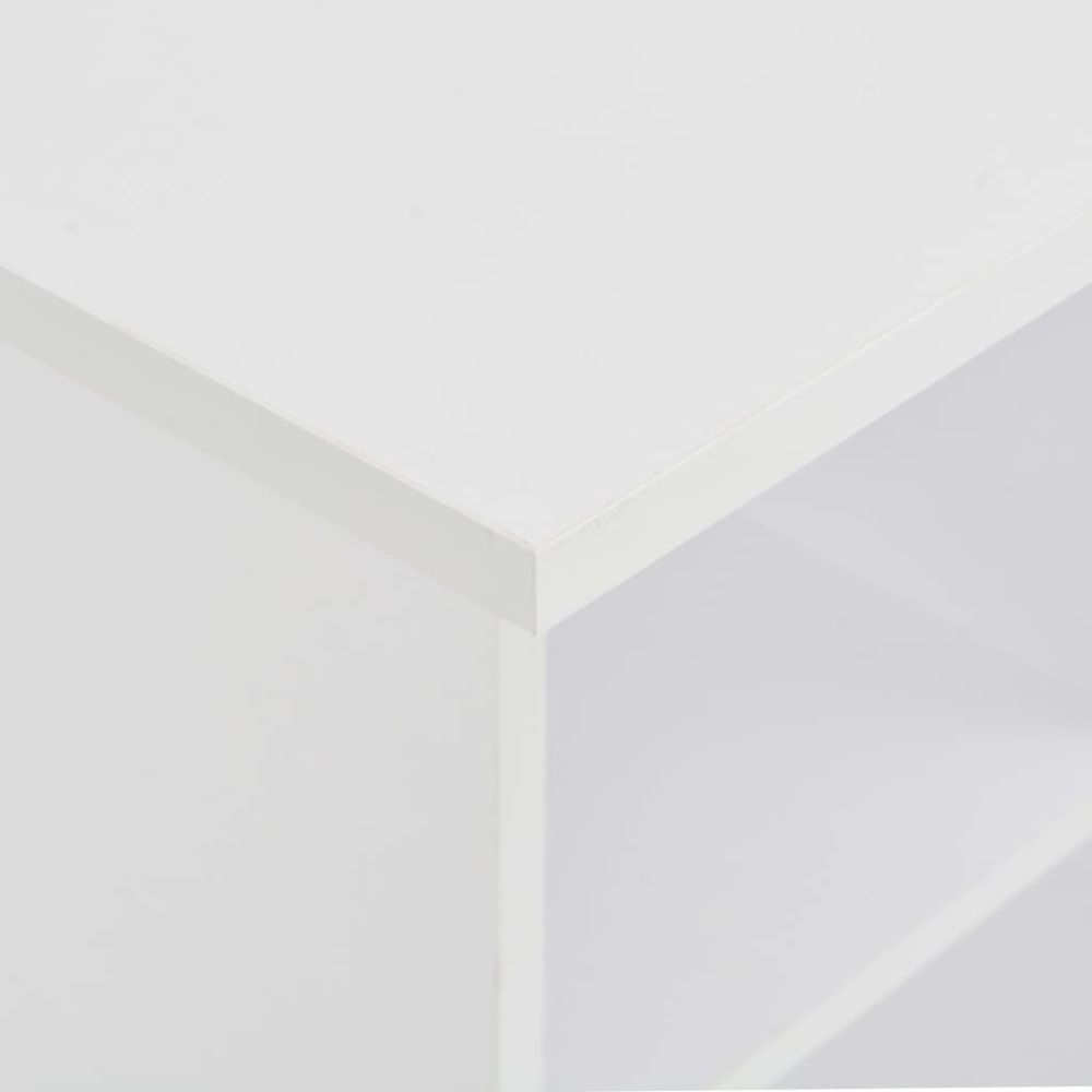 marque generique - Icaverne - Tables de salle à manger & de cuisine collection Table de bar Blanc 60x60x110 cm - Tables à manger
