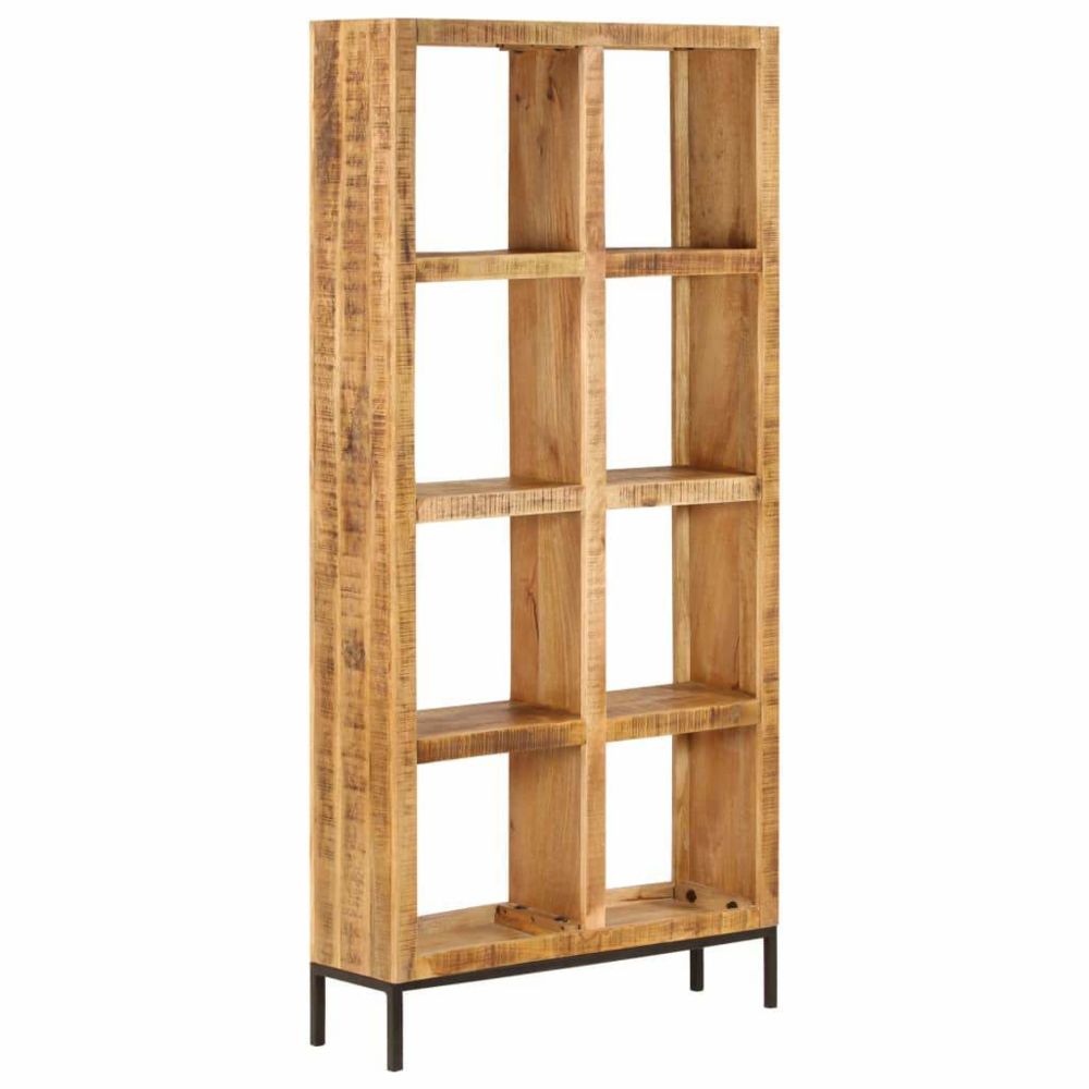 Helloshop26 - Étagère armoire meuble design bibliothèque 175 cm bois de manguier solide 2702077/2 - Etagères