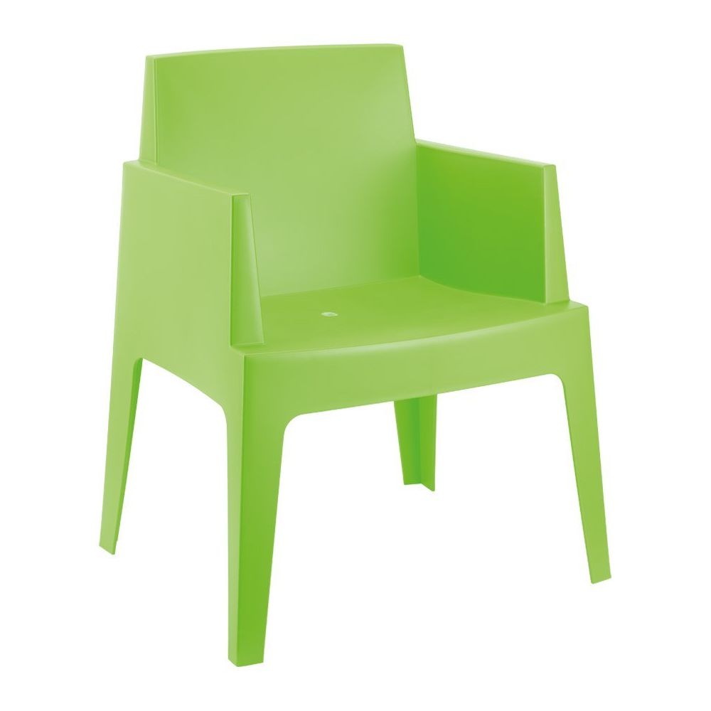 Alterego - Chaise design 'PLEMO' verte en matière plastique - Chaises