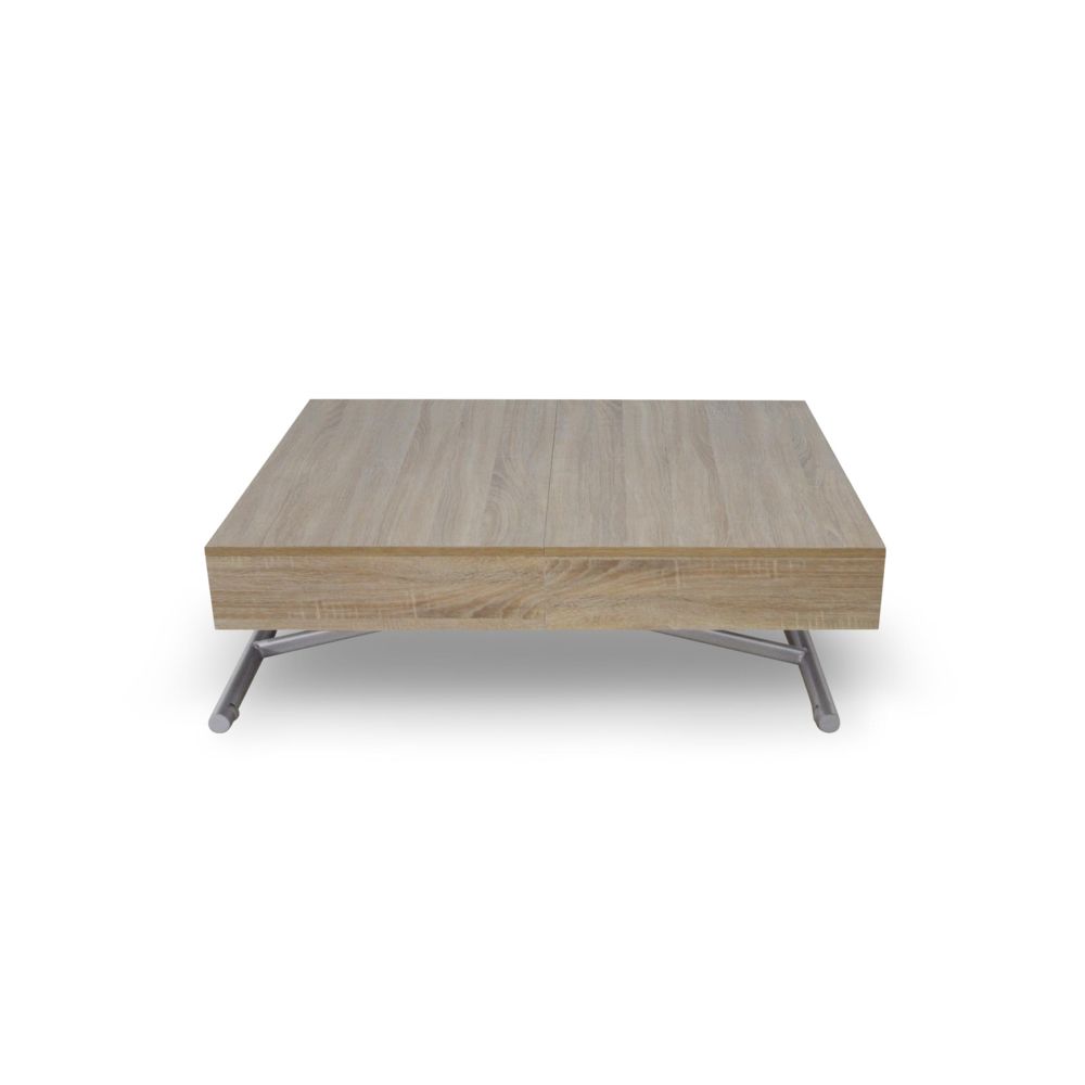 MENZZO - Table basse relevable Sundance Chêne clair - Tables basses