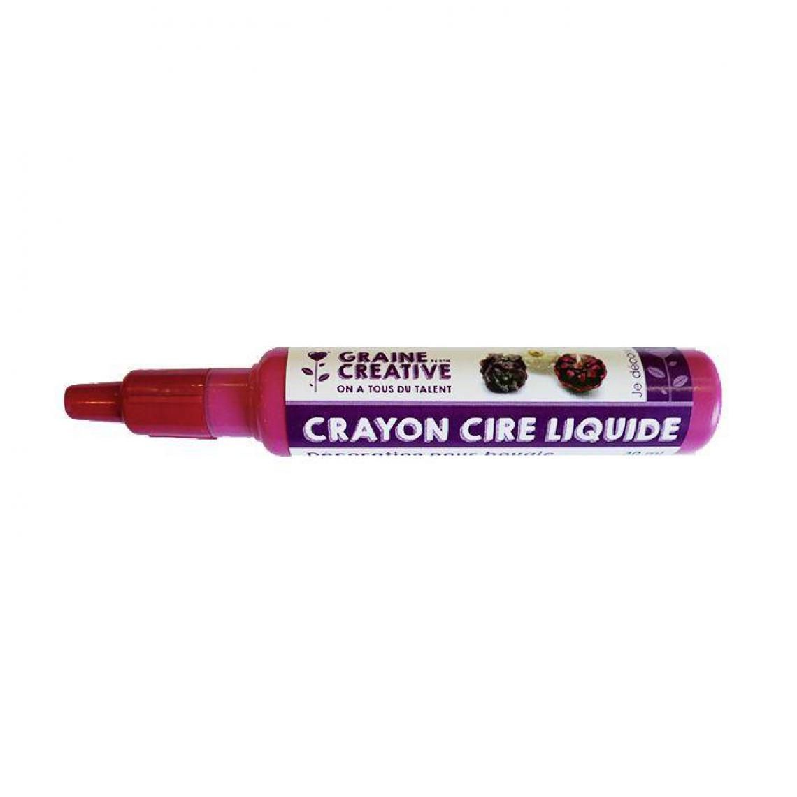 Sans Marque - Crayon cire liquide pour bougie - Rouge - Bougies