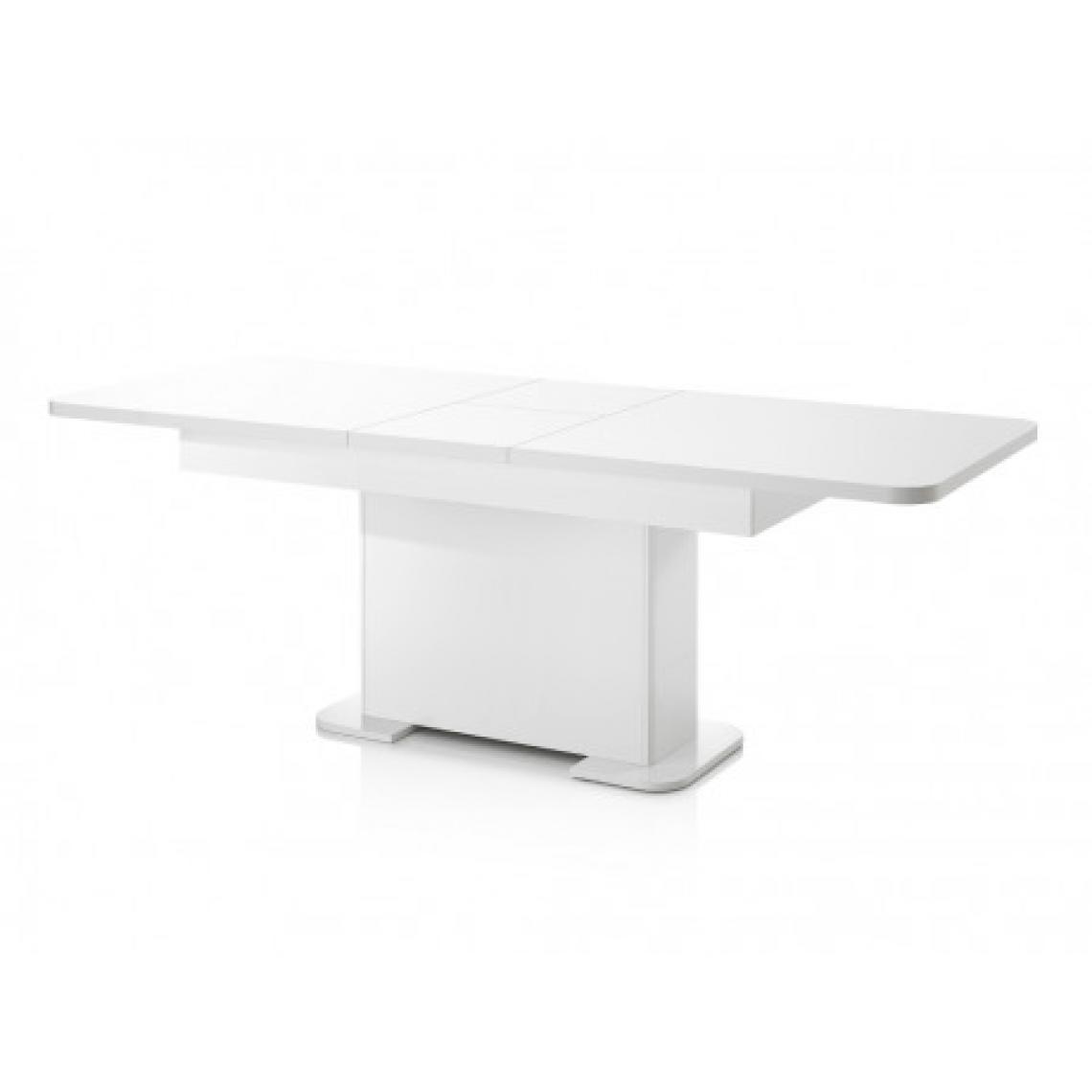 But - Table L.180 + allonge BELLINI décor blanc - Tables à manger