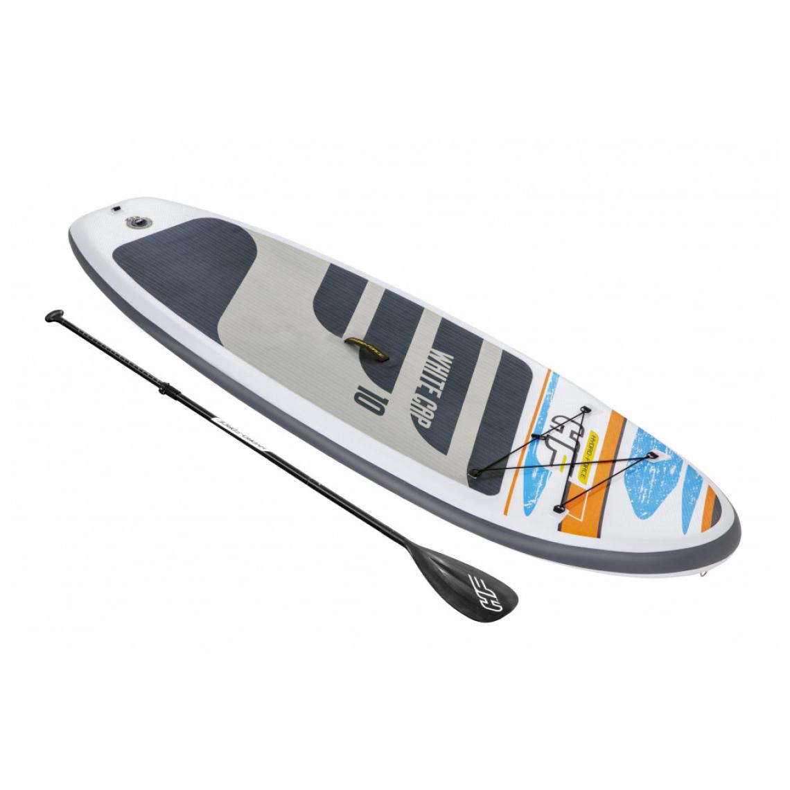 Ac-Deco - Paddle SUP avec pagaie - White Cap Hydro-Force - L 305 cm x l 84 cm x H 12 cm - Décorations de Noël