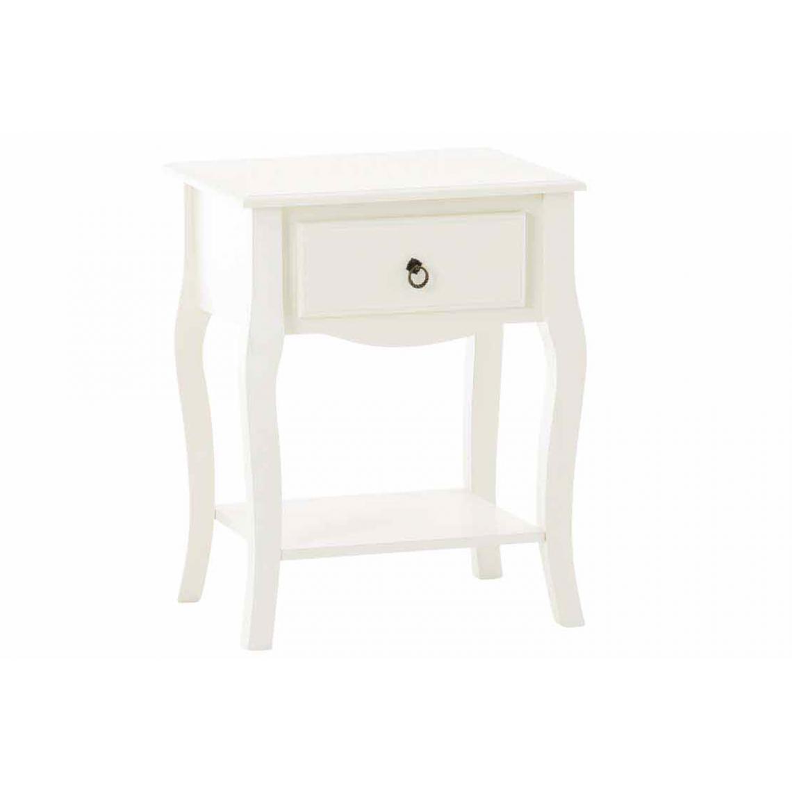 Icaverne - Stylé Table d'appoint reference Alofi couleur blanc - Chaises