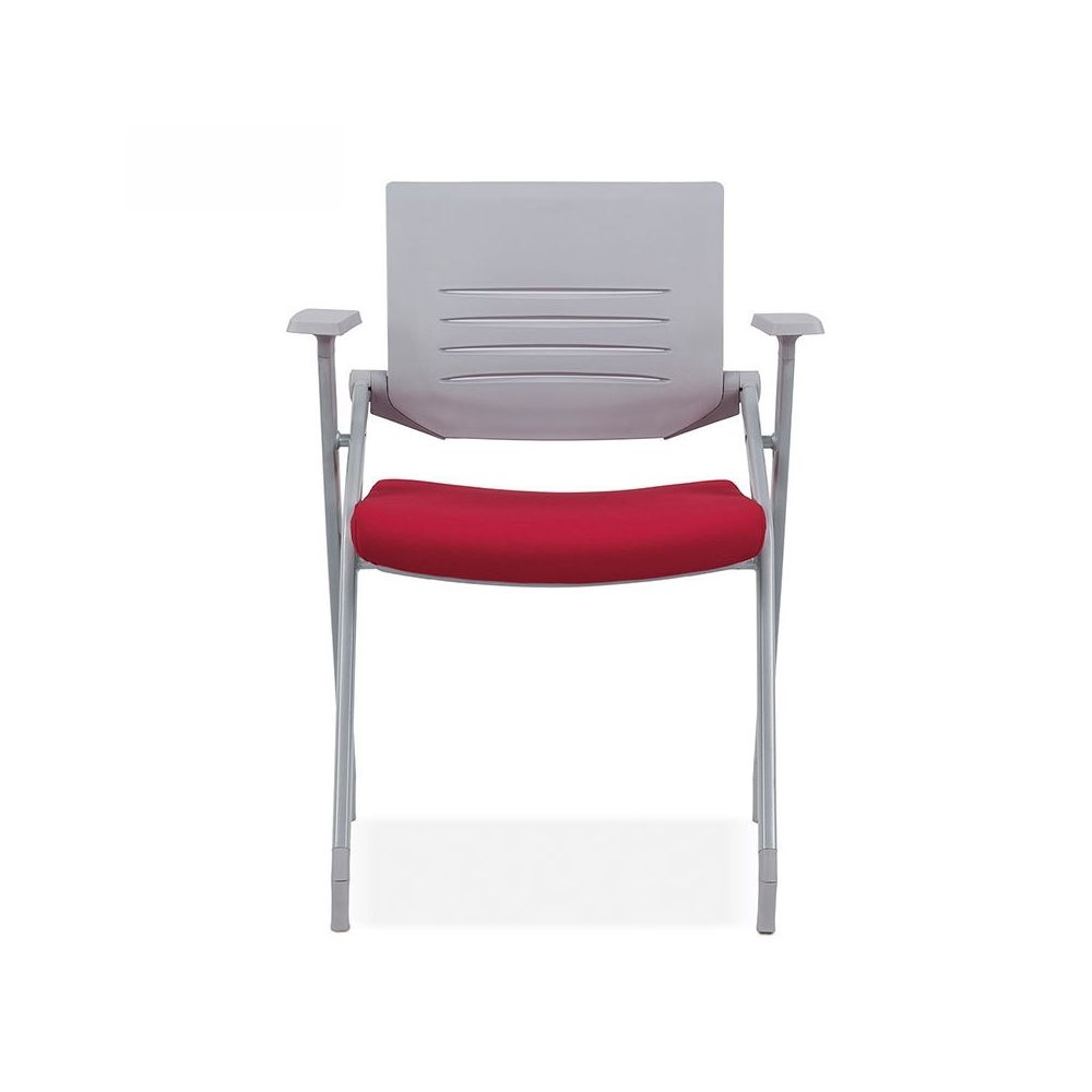 Wewoo - Chaise de conférence pliante de formation de maille respirante 129A épaisse rouge - Chaises