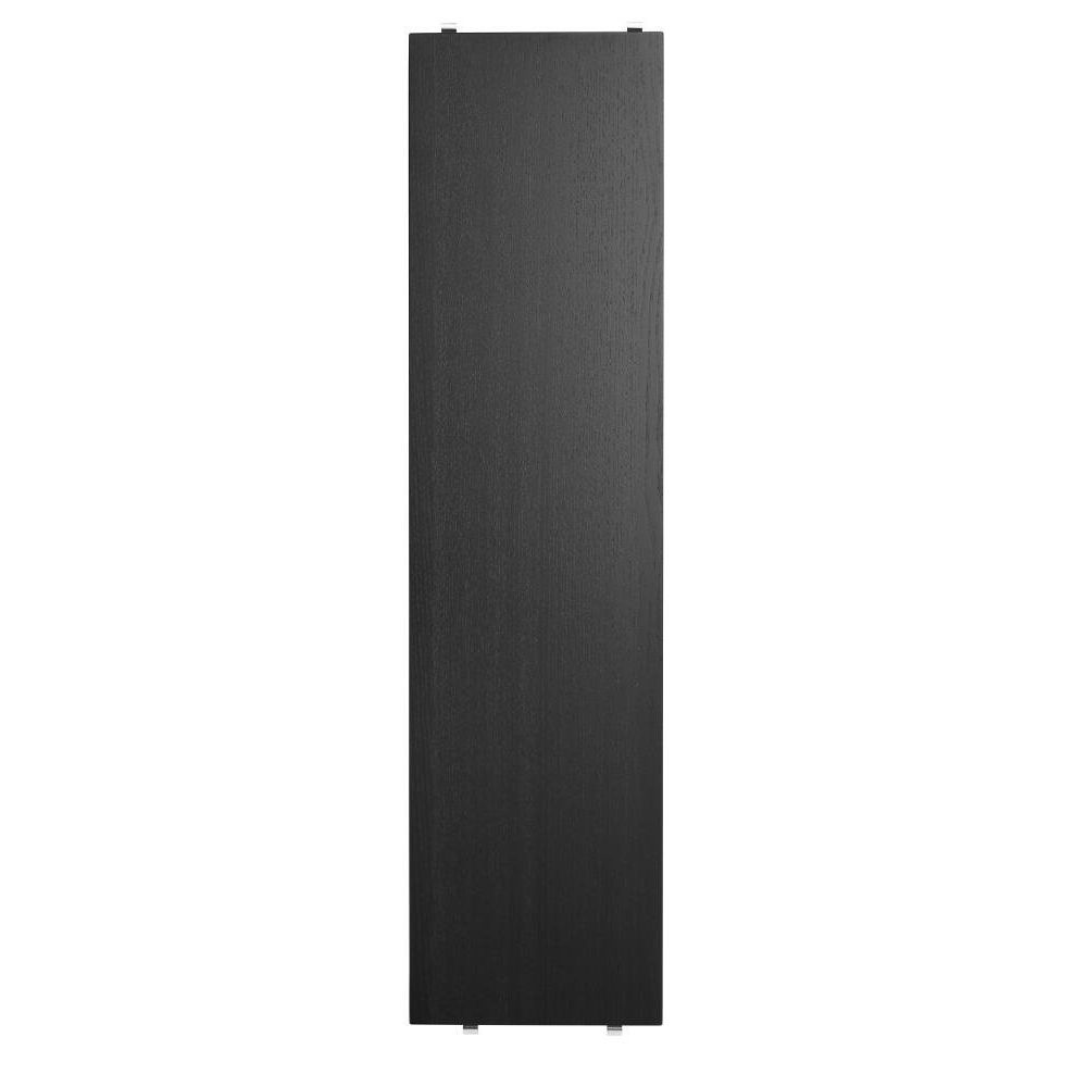 String - Étagères - Lot de 3 - 78 x 20 cm - Frêne teinté noir - Etagères