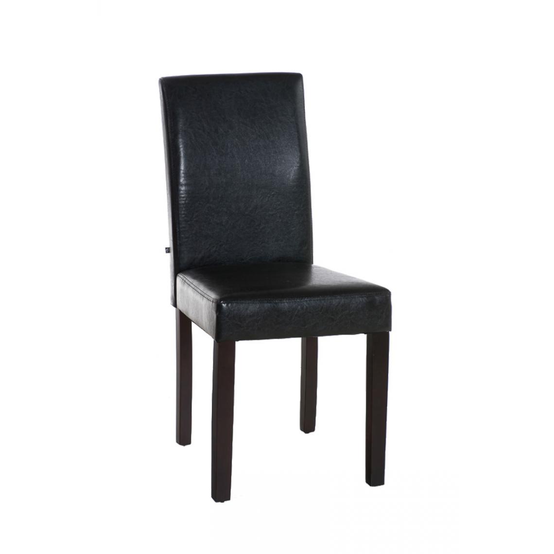 Icaverne - Superbe Chaise de salle à manger ligne Rabat marron foncé couleur marron - Chaises