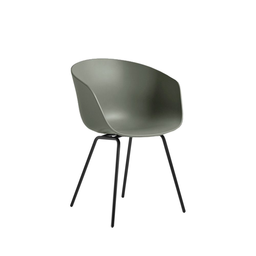 Hay - About a Chair AAC 26 - noir - vert brume - Chaises