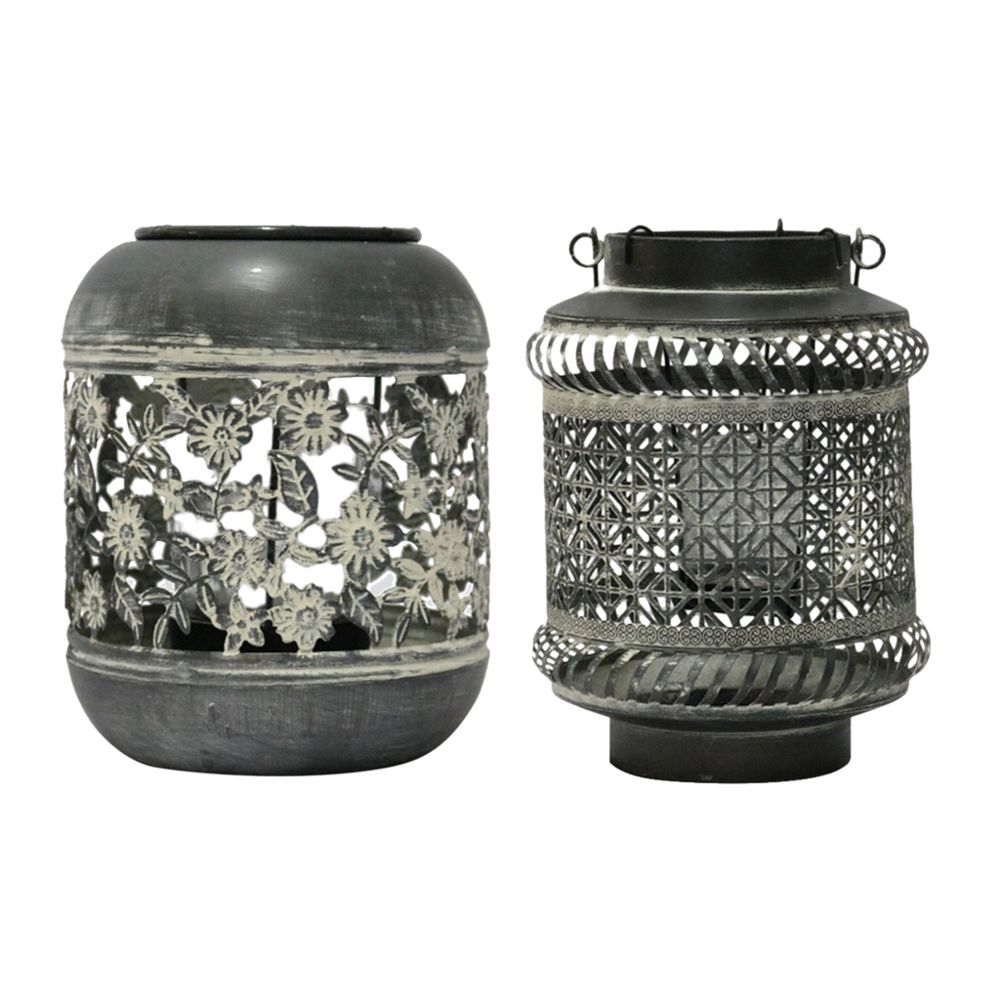 marque generique - Lanterne en fer forgé Vintage - Bougeoirs, chandeliers