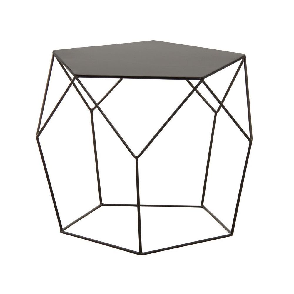 Aubry Gaspard - Table basse design en métal noir - Tables basses