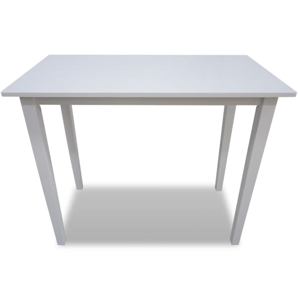 marque generique - Icaverne - Tables de salle à manger et de cuisine categorie Table de bar en bois Blanc - Tables à manger