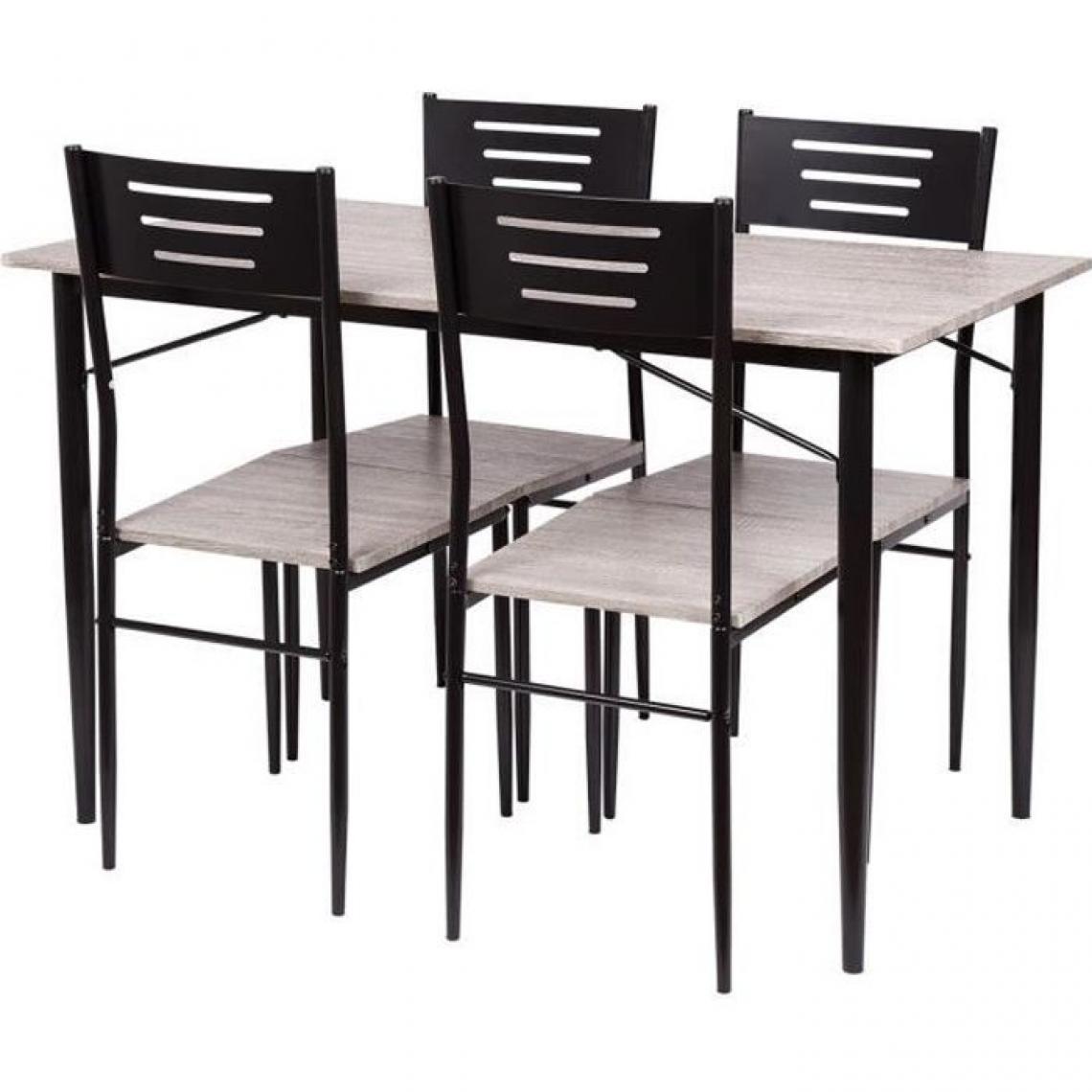 Cstore - Ensemble de 1 table avec 4 chaises - SANDRO - Tables à manger