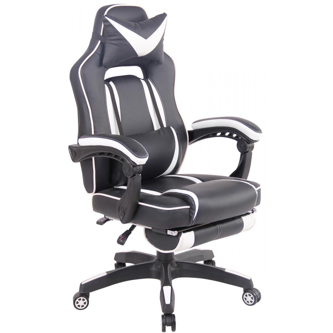 Icaverne - Moderne Chaise de bureau gamme Palikir couleur noir et blanc - Chaises