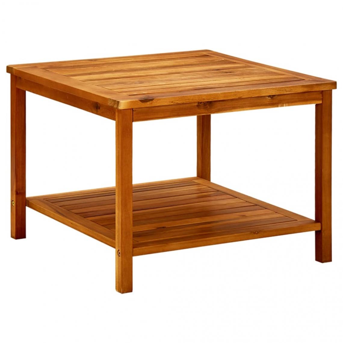 Vidaxl - vidaXL Table basse 60x60x45 cm Bois d'acacia solide - Tables basses