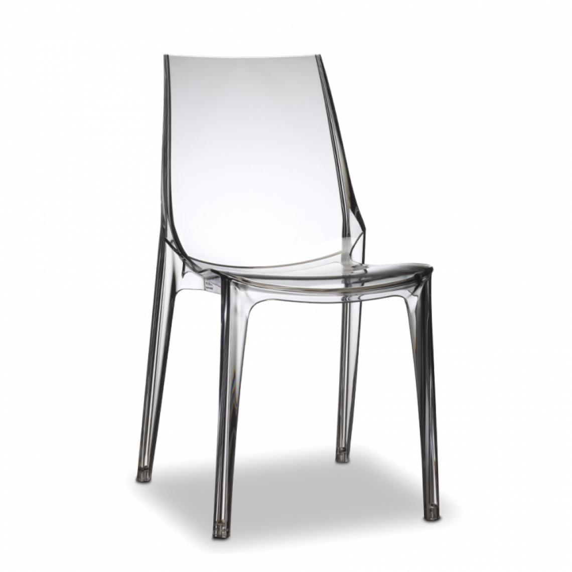 Scab - Chaises de design transparent moderne pour bar de cuisine restaurant Scab Vanity - Chaises