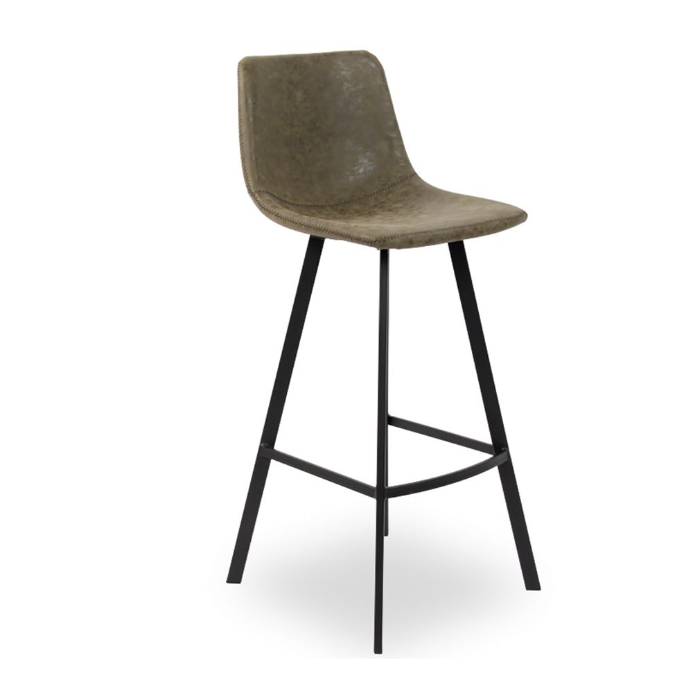 Nouvomeuble - Chaise de bar verte moderne OZANE (lot de 2) - Chaises