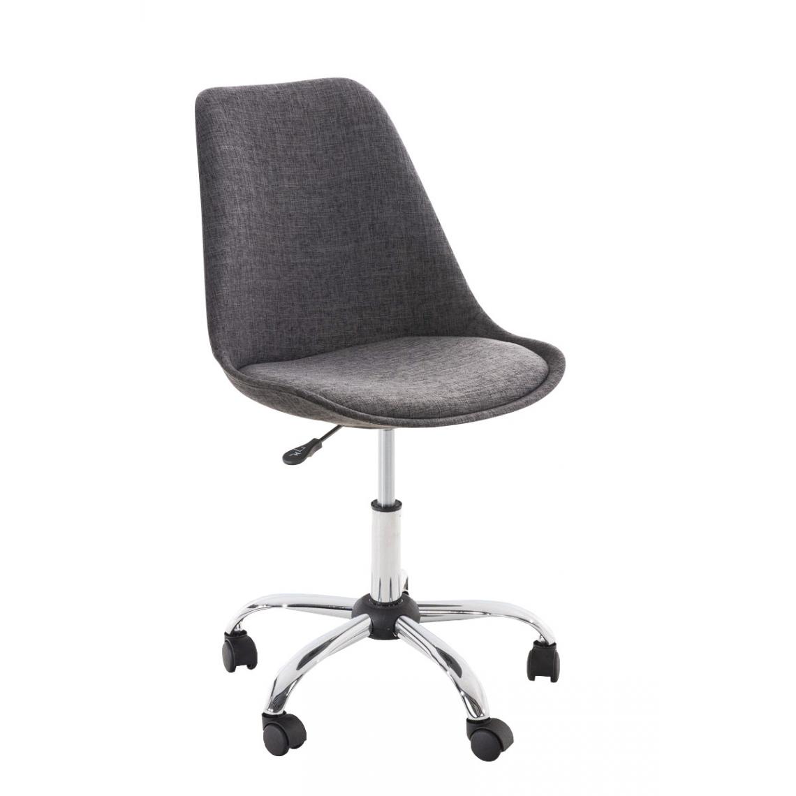 Icaverne - Magnifique Chaise de bureau edition Manille tissu couleur gris clair - Chaises