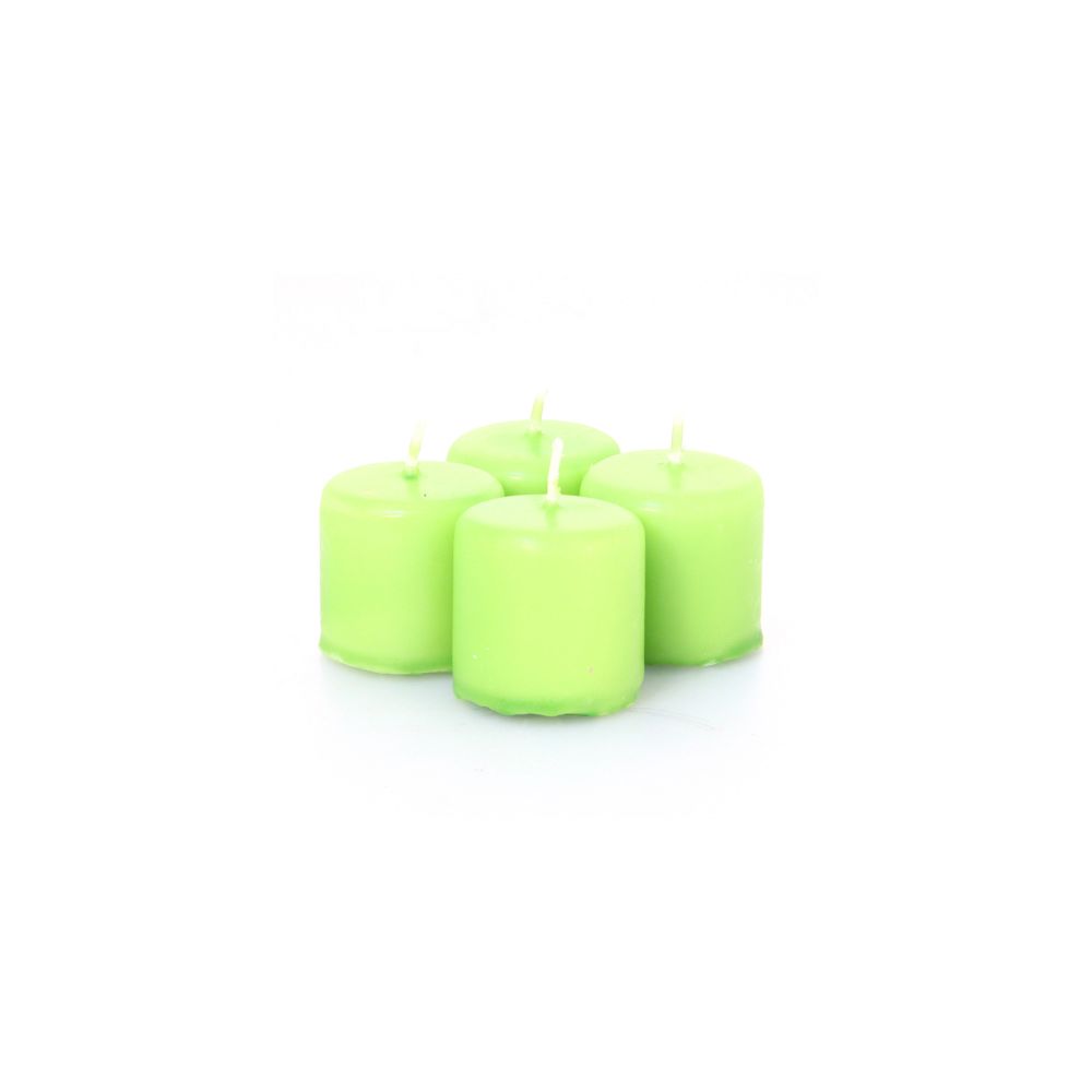 Comptoir Des Bougies - Lot de 4 bougies votives - Vert - Bougies