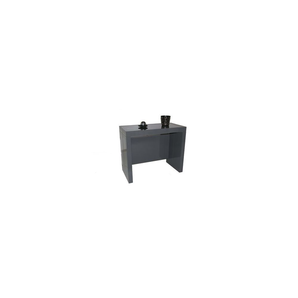 Giovanni - Table Console Extensible Milano Gris - Consoles